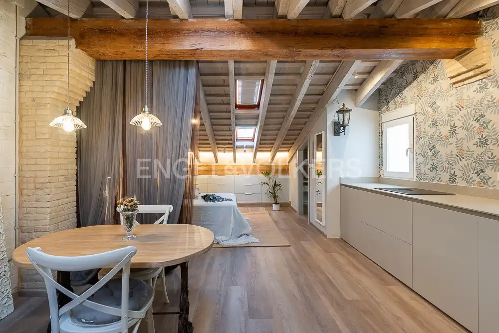 Bedroom of Flat for rent in Valencia  with Air Conditioner, Heating and Parquet flooring