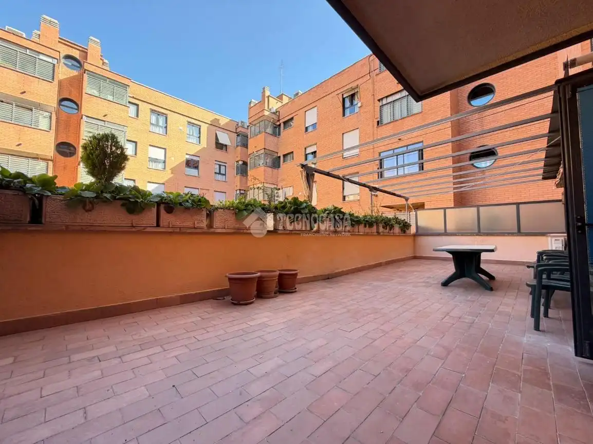 Terrace of Flat for rent in Madrid  with Heating and Community pool