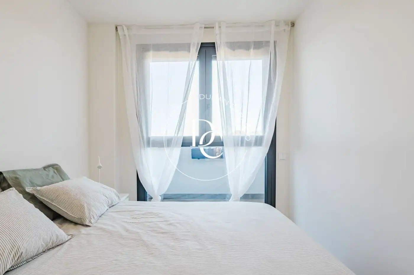 Schlafzimmer von Maisonette zur Miete in Vilanova i la Geltrú mit Klimaanlage, Heizung und Terrasse