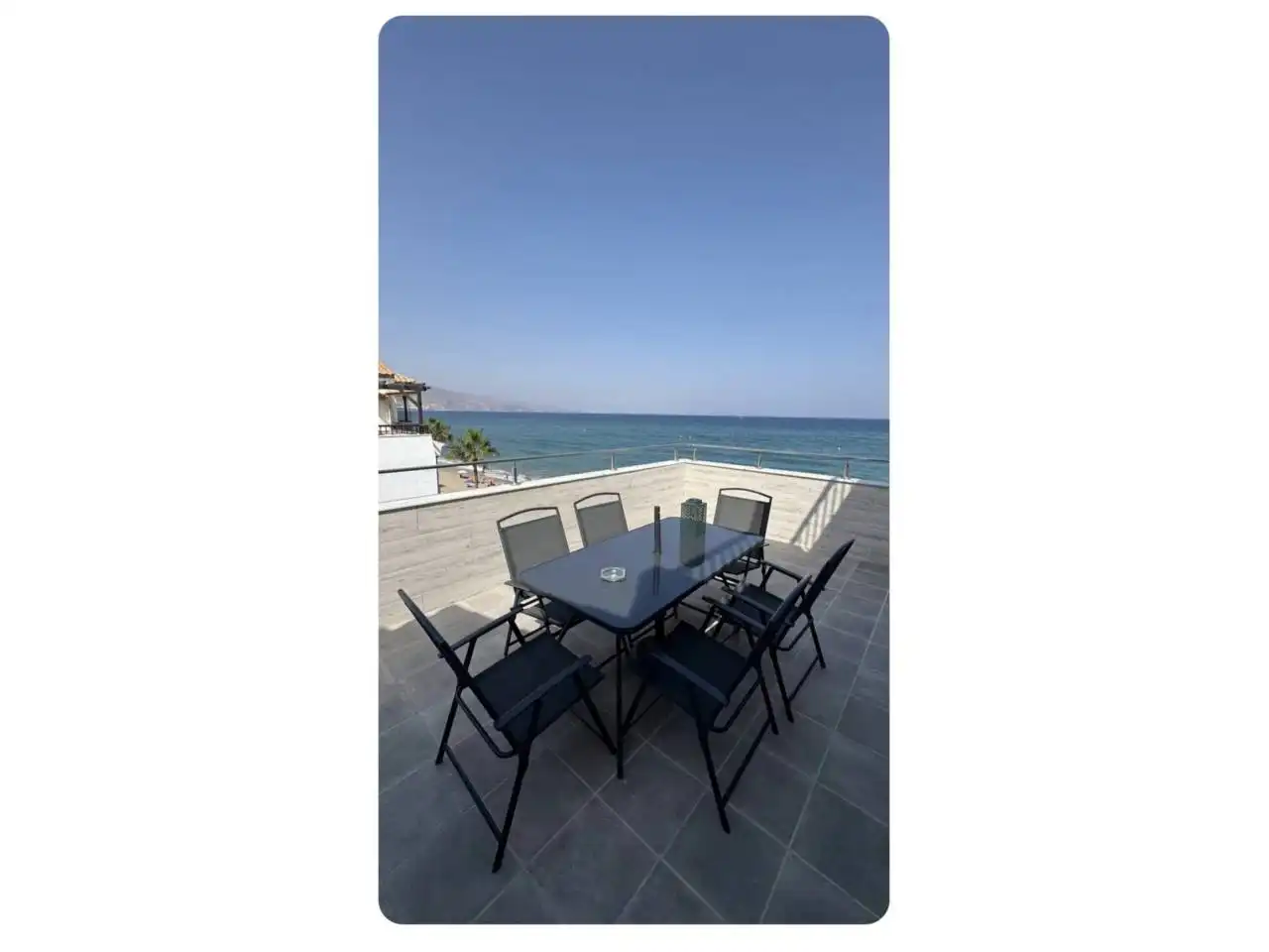 Terrace of Flat for rent in Roquetas de Mar  with Air Conditioner, Terrace and Furnished