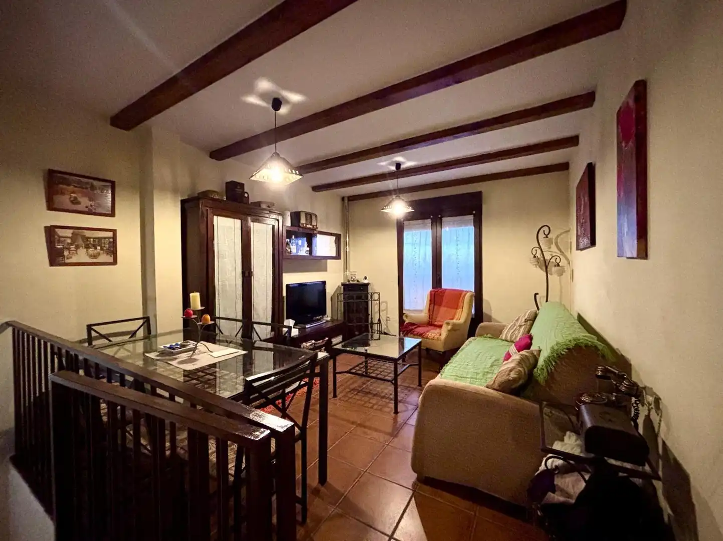 Sala de estar de Casa o chalet en venta en Candelario con Amueblado, Balcón y Alarma