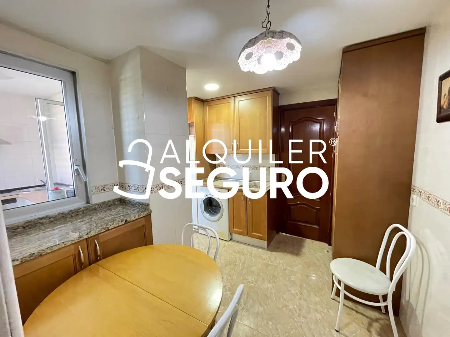 Kitchen of Flat for rent in Madrid  with Heating, Terrace and Swimming Pool