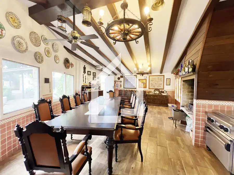 Dining room of Houses for sale in San Vicente del Raspeig / Sant Vicent del Raspeig  with Air Conditioner, Heating and Private garden