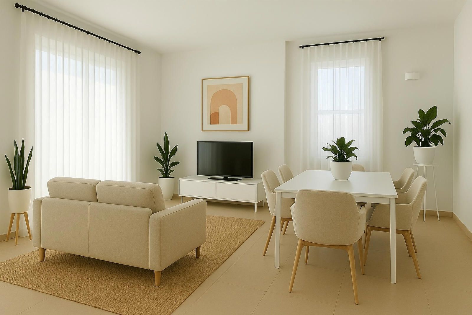 Living room of Flat for sale in Celrà  with Air Conditioner, Heating and Terrace