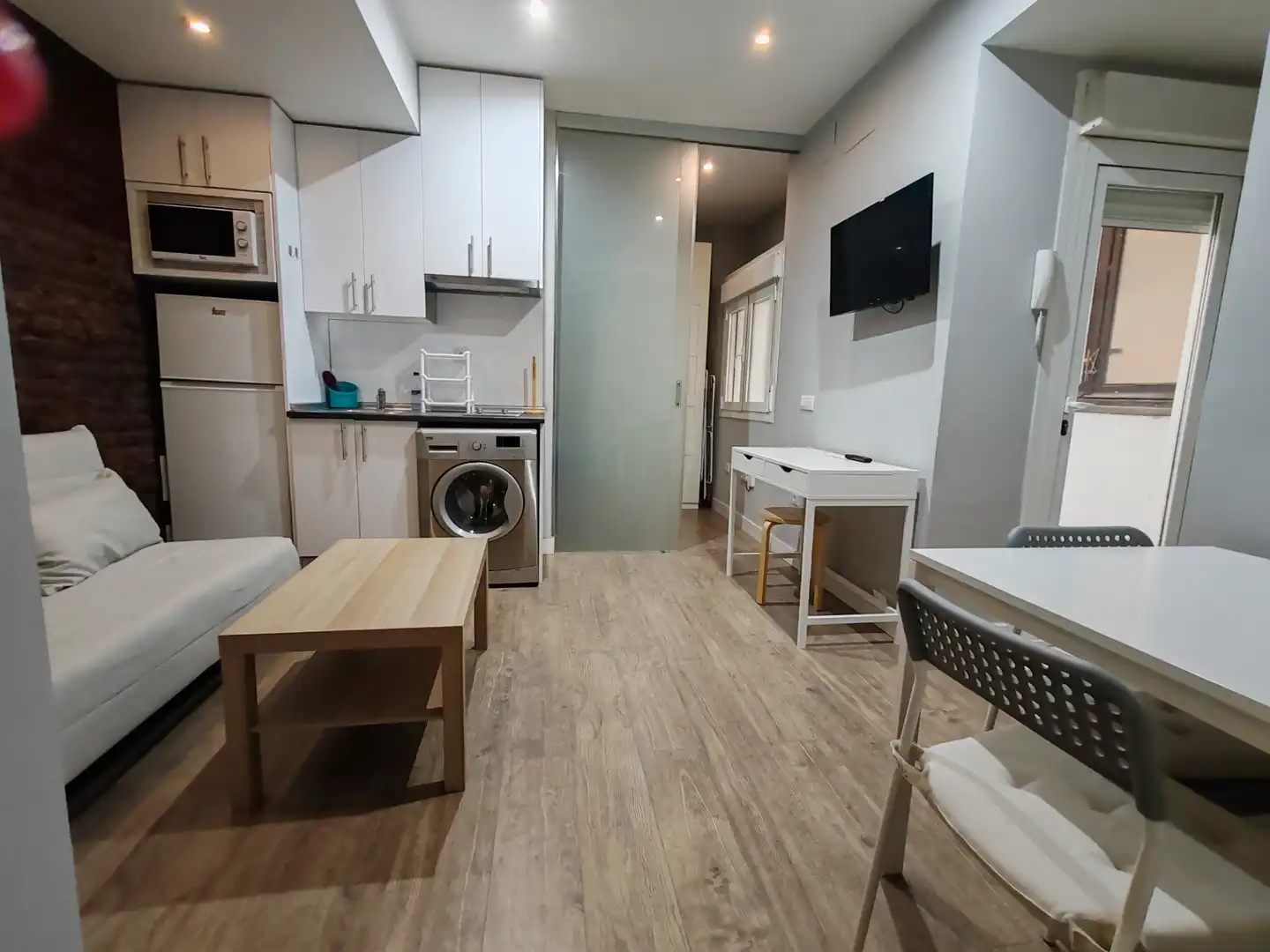 Sala de estar de Piso en venta en Madrid con Amueblado, Lavadora y Microondas