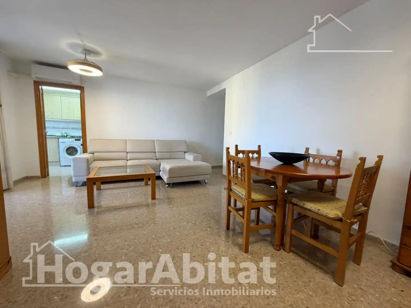 Sala d'estar de Pis en venda en Canet d'En Berenguer amb Aire condicionat, Terrassa i Piscina comunitària