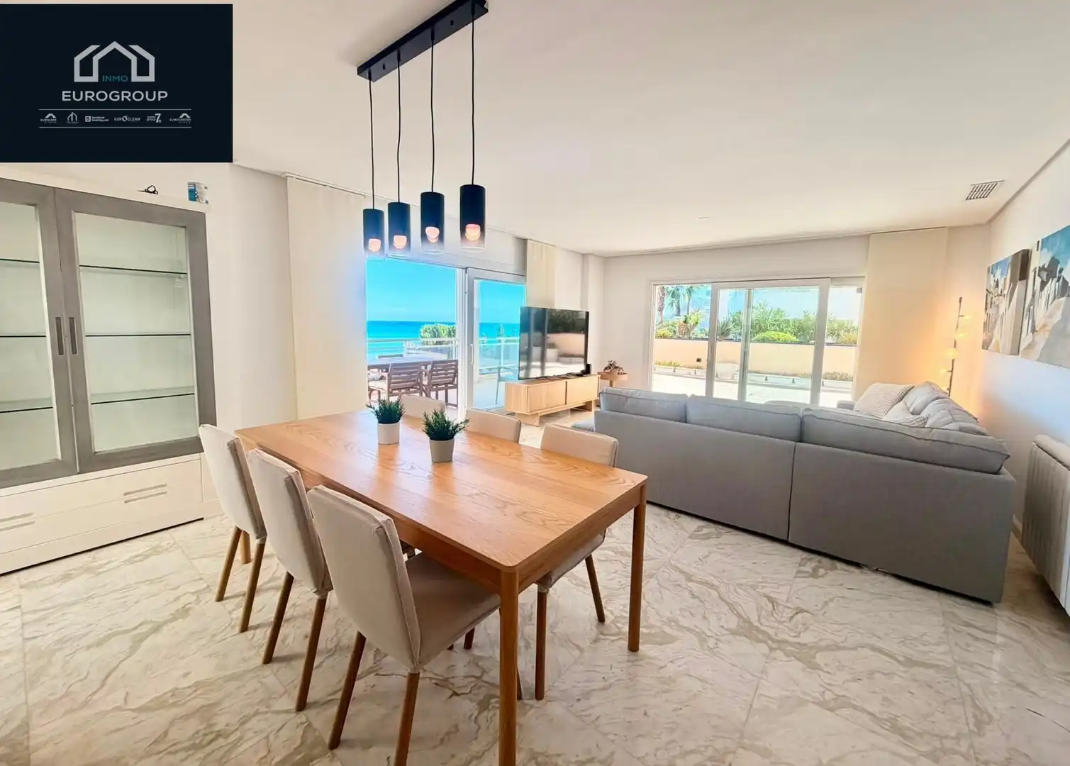 Dining room of Flat for rent in Altea  with Air Conditioner, Heating and Terrace