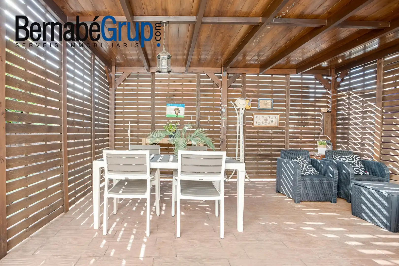 Terrasse von Wohnung zum Verkauf in Les Franqueses del Vallès mit Klimaanlage, Heizung und Privatgarten