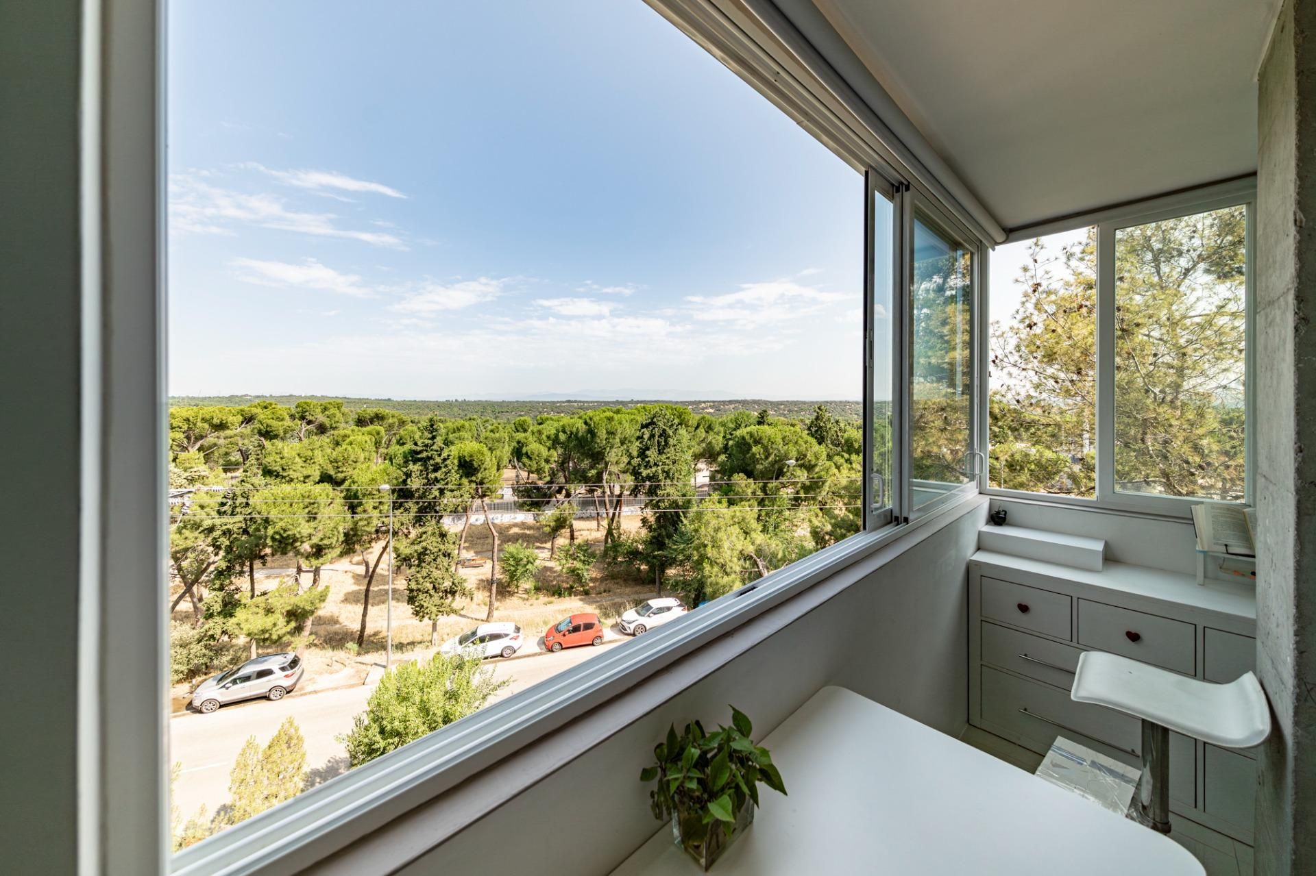 Bedroom of Flat to rent in  Madrid Capital  with Air Conditioner, Heating and Terrace