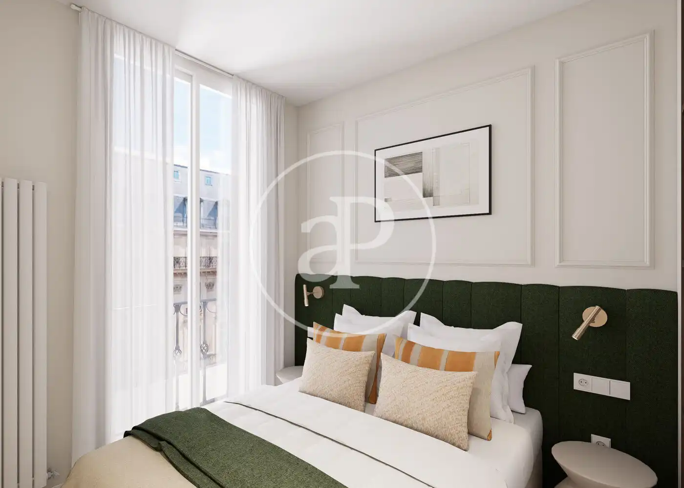 Bedroom of Flat for sale in Madrid  with Air Conditioner, Heating and Terrace