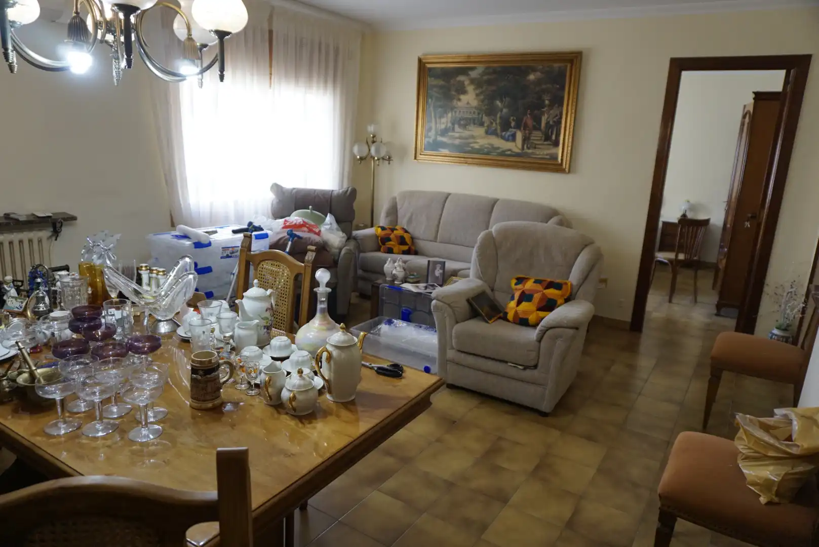Sala d'estar de Casa adosada en venda en Collbató amb Aire condicionat, Calefacció i Jardí privat
