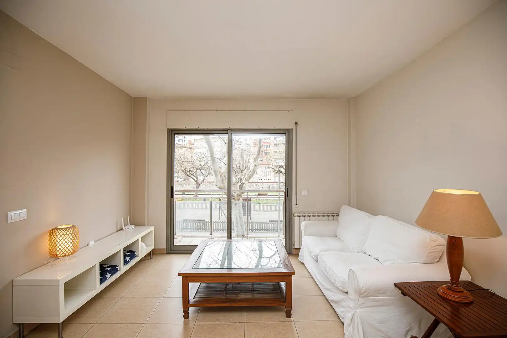 Wohnzimmer von Wohnungen zur Miete in Girona mit Heizung, Terrasse und Möbliert