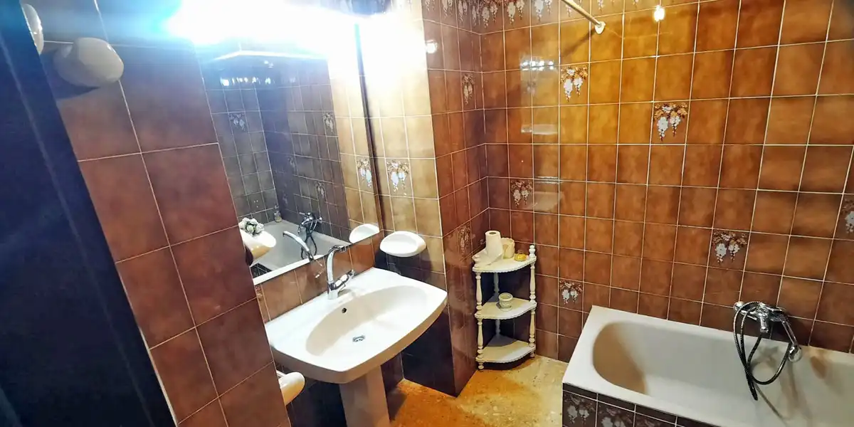 Baño de Apartamento en venta en Dénia
