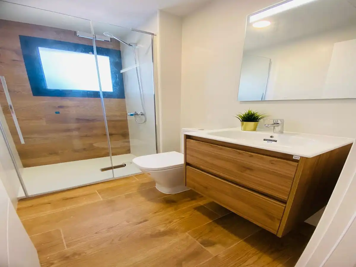 Bany de Apartament en venda en La Oliva amb Terrassa i Piscina comunitària