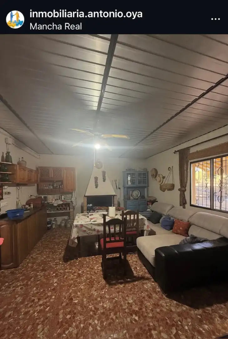 Wohnzimmer von Country house zum Verkauf in Mancha Real mit Klimaanlage, Heizung und Privatgarten