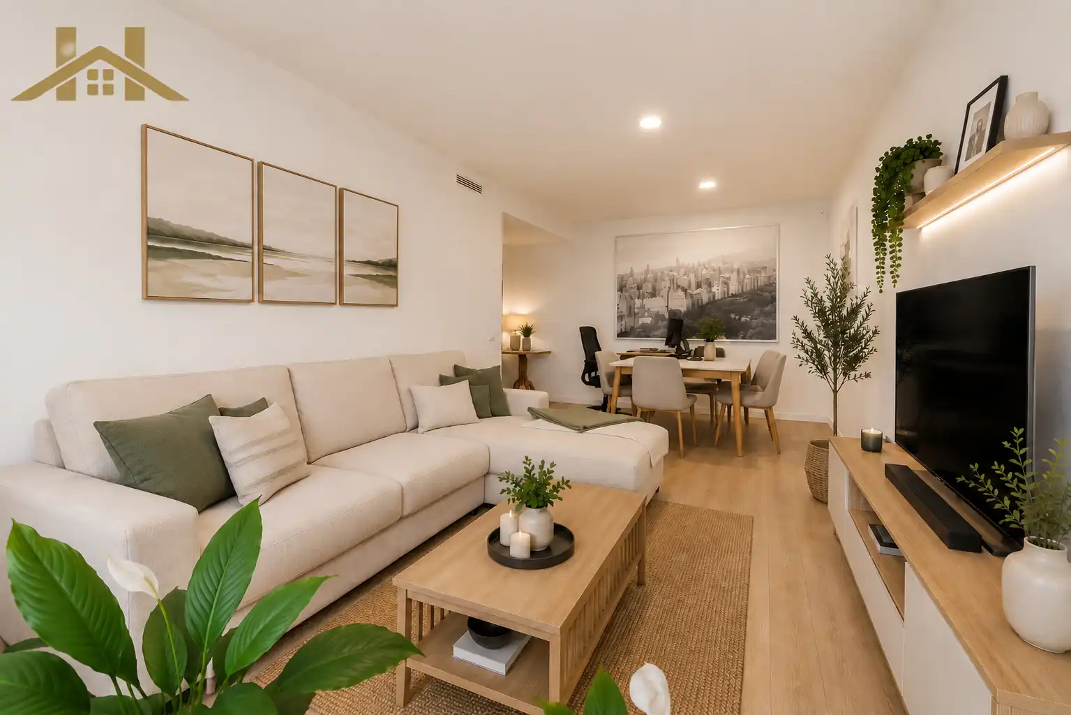 Sala de estar de Piso en venta en Pinto con Aire acondicionado, Calefacción y Terraza