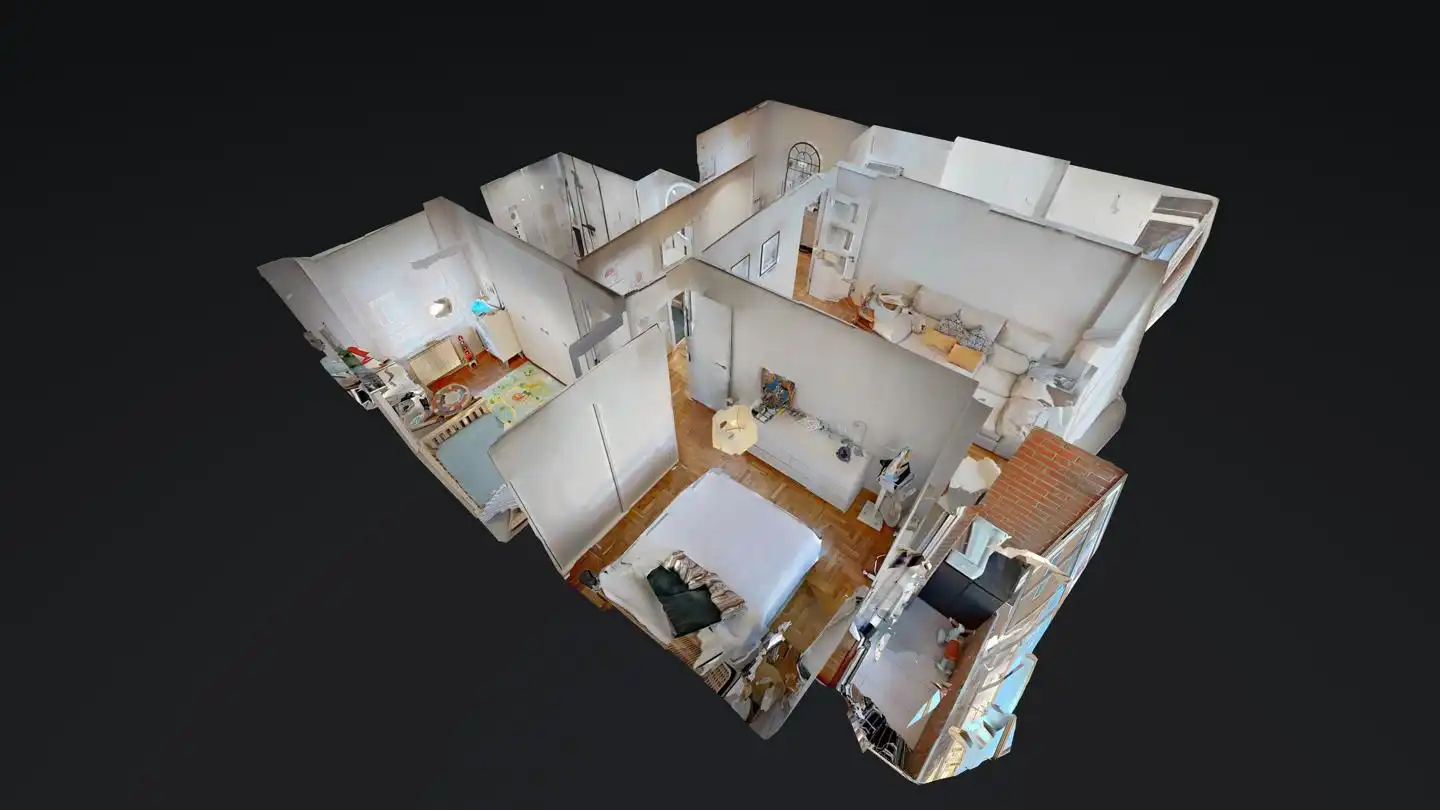 Schlafzimmer von Wohnung zum Verkauf in Oviedo  mit Heizung, Parkett und Terrasse