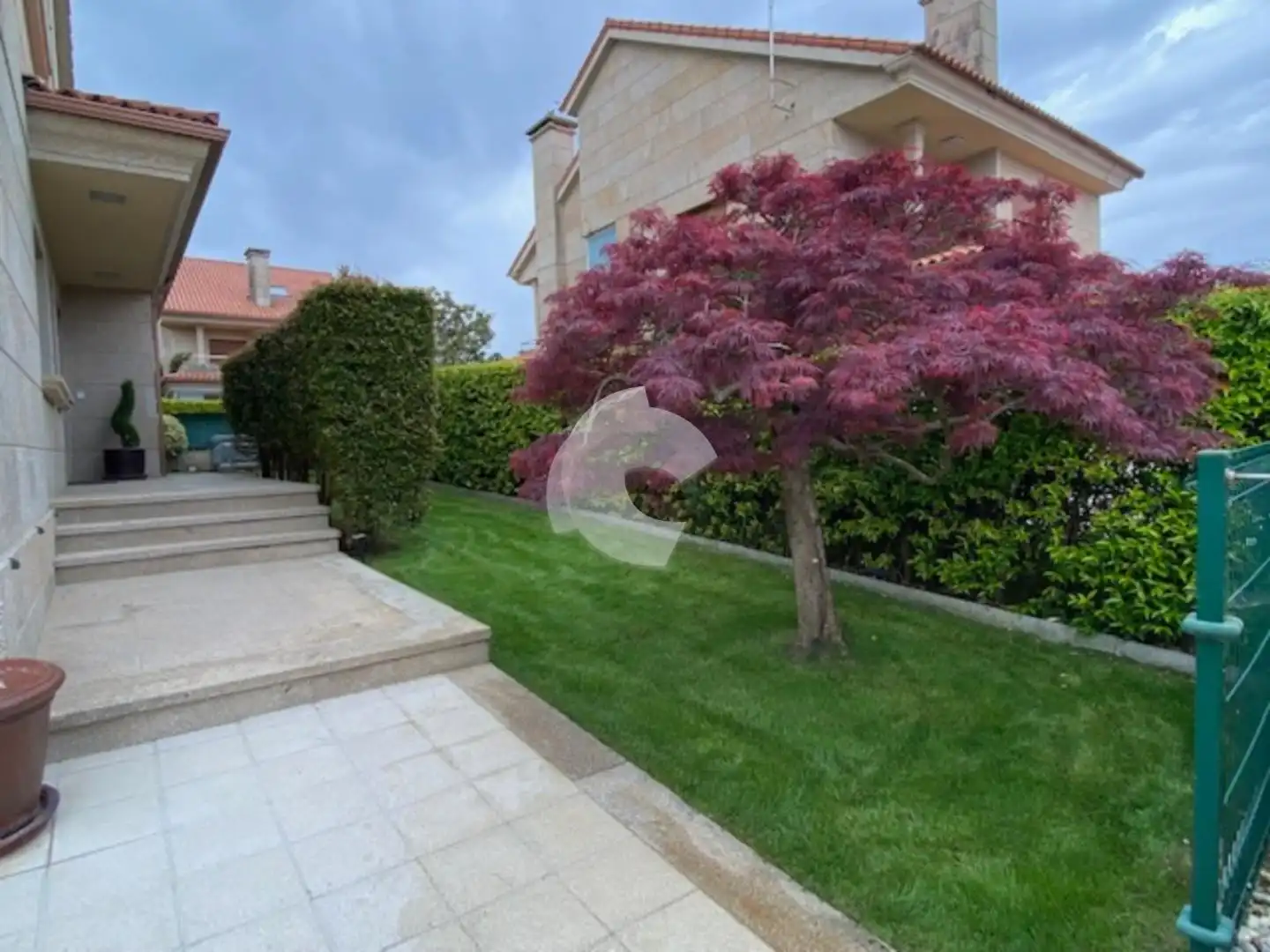 Jardí de Casa o xalet en venda en Sanxenxo amb Calefacció, Jardí privat i Terrassa
