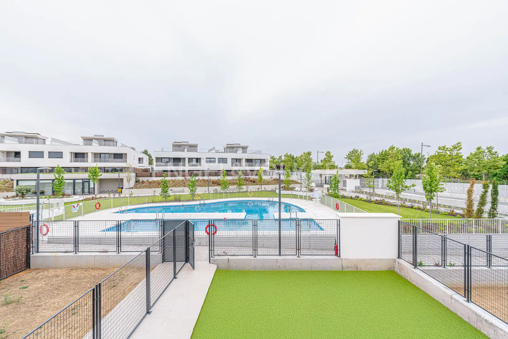 Swimming pool of Detached homes for rent in Boadilla del Monte  with Air Conditioner, Heating and Private garden