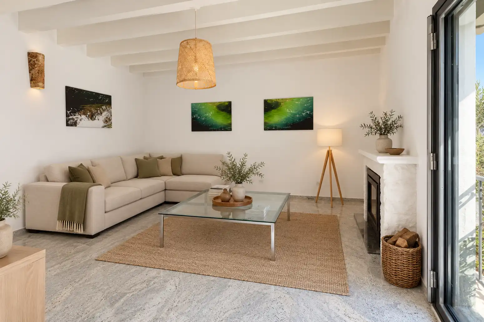 Sala d'estar de Casa o xalet en venda en Andratx