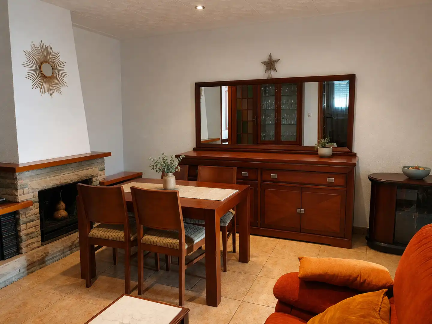 Dining room of Houses for sale in Llagostera  with Air Conditioner, Heating and Private garden