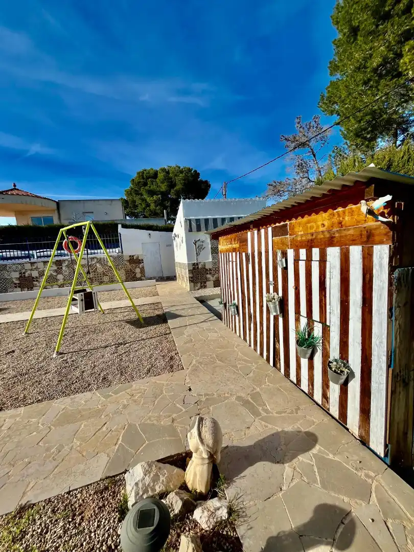 Jardín de Casa o chalet de alquiler en L'Ametlla de Mar  con Aire acondicionado, Calefacción y Jardín privado