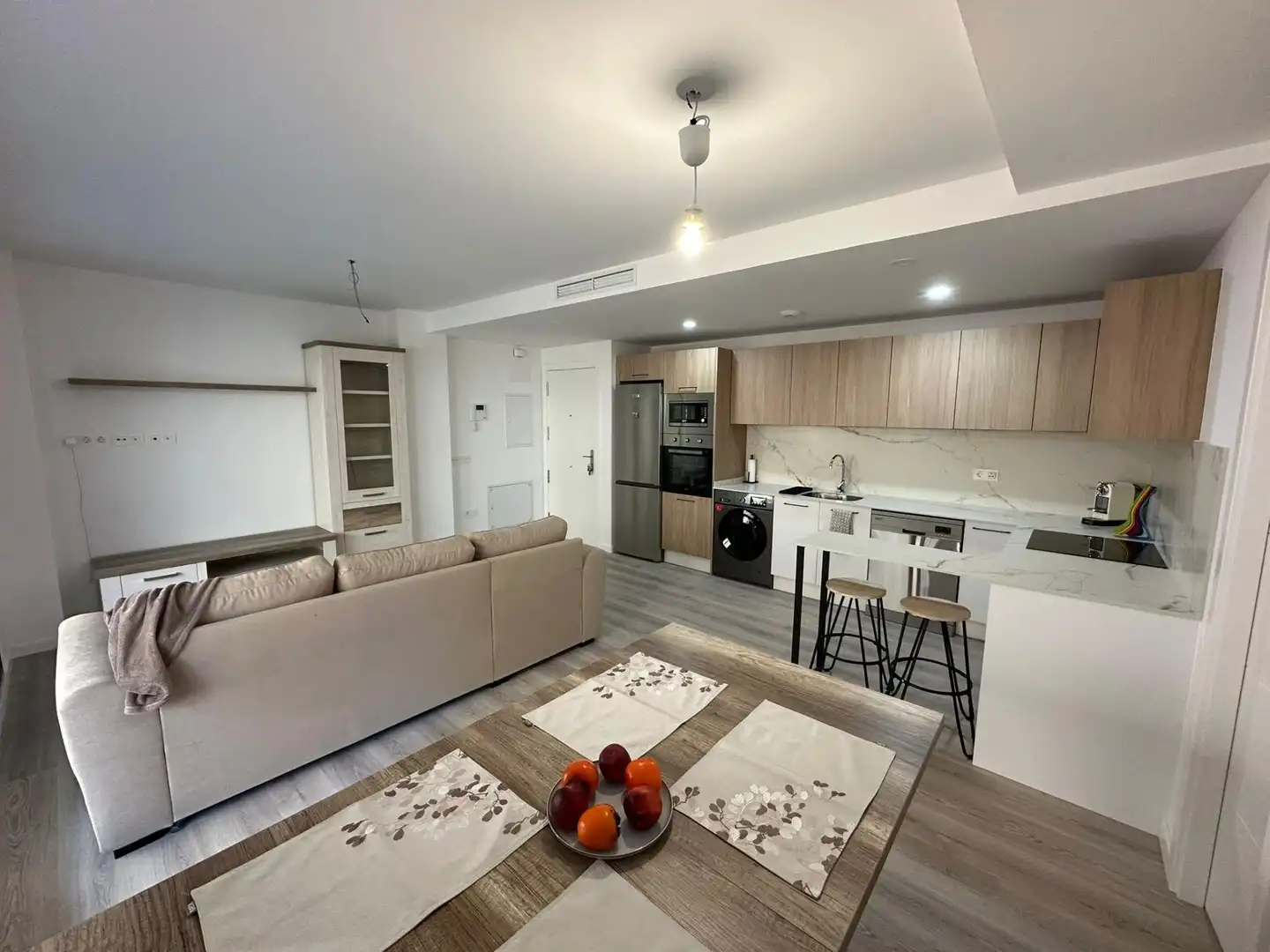 Kitchen of Flat for sale in Benalmádena  with Air Conditioner, Terrace and Community pool