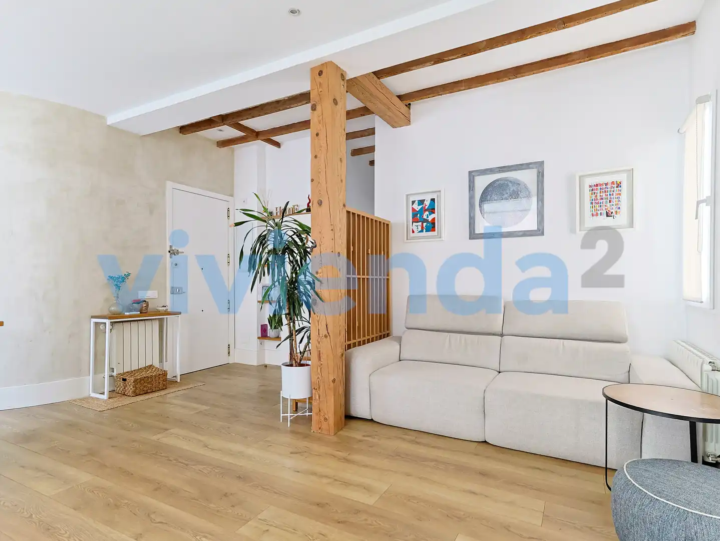 Sala de estar de Ático en venta en Madrid con Aire acondicionado, Calefacción y Terraza
