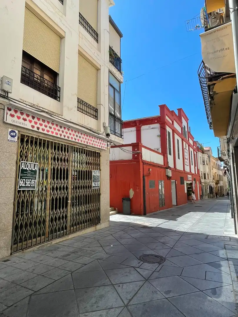 Außenansicht von Geschaftsraum zur Miete in Plasencia mit Klimaanlage