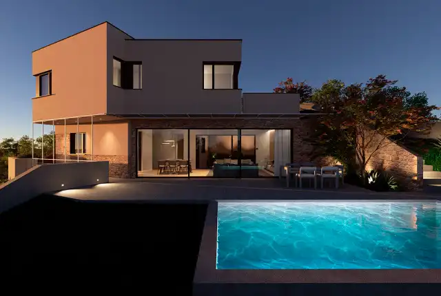 Casa amb piscina en venda a Travessia Turó d'en Llull, imagen 3