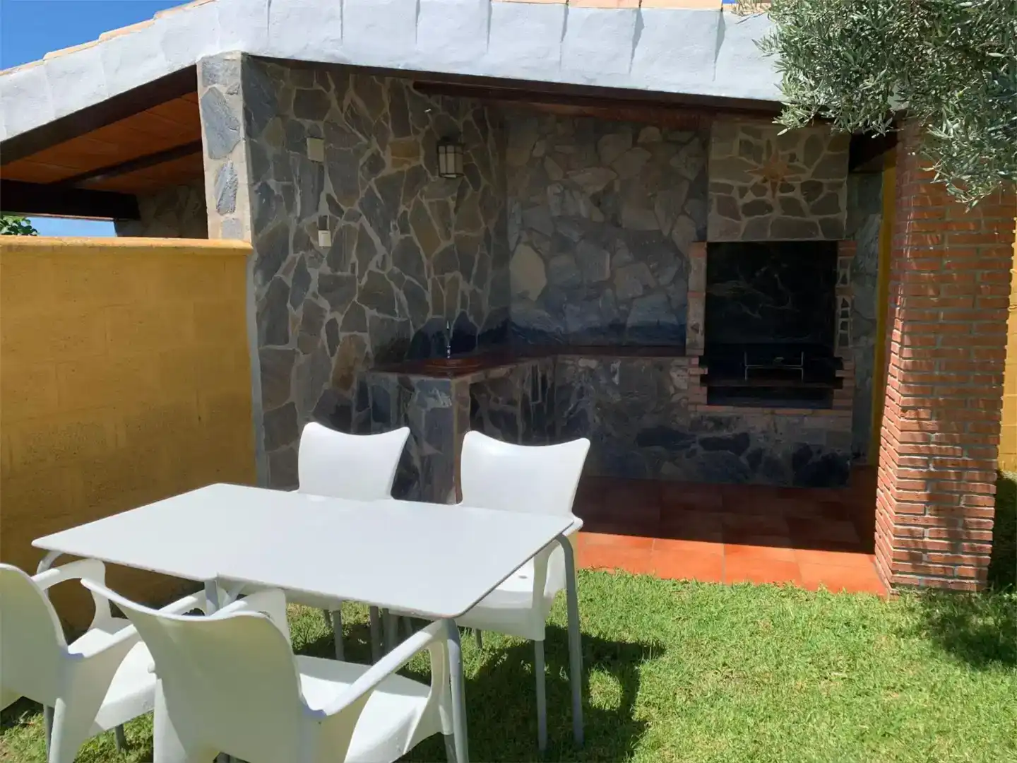 Terrassa de Casa o xalet de lloguer en Conil de la Frontera amb Piscina