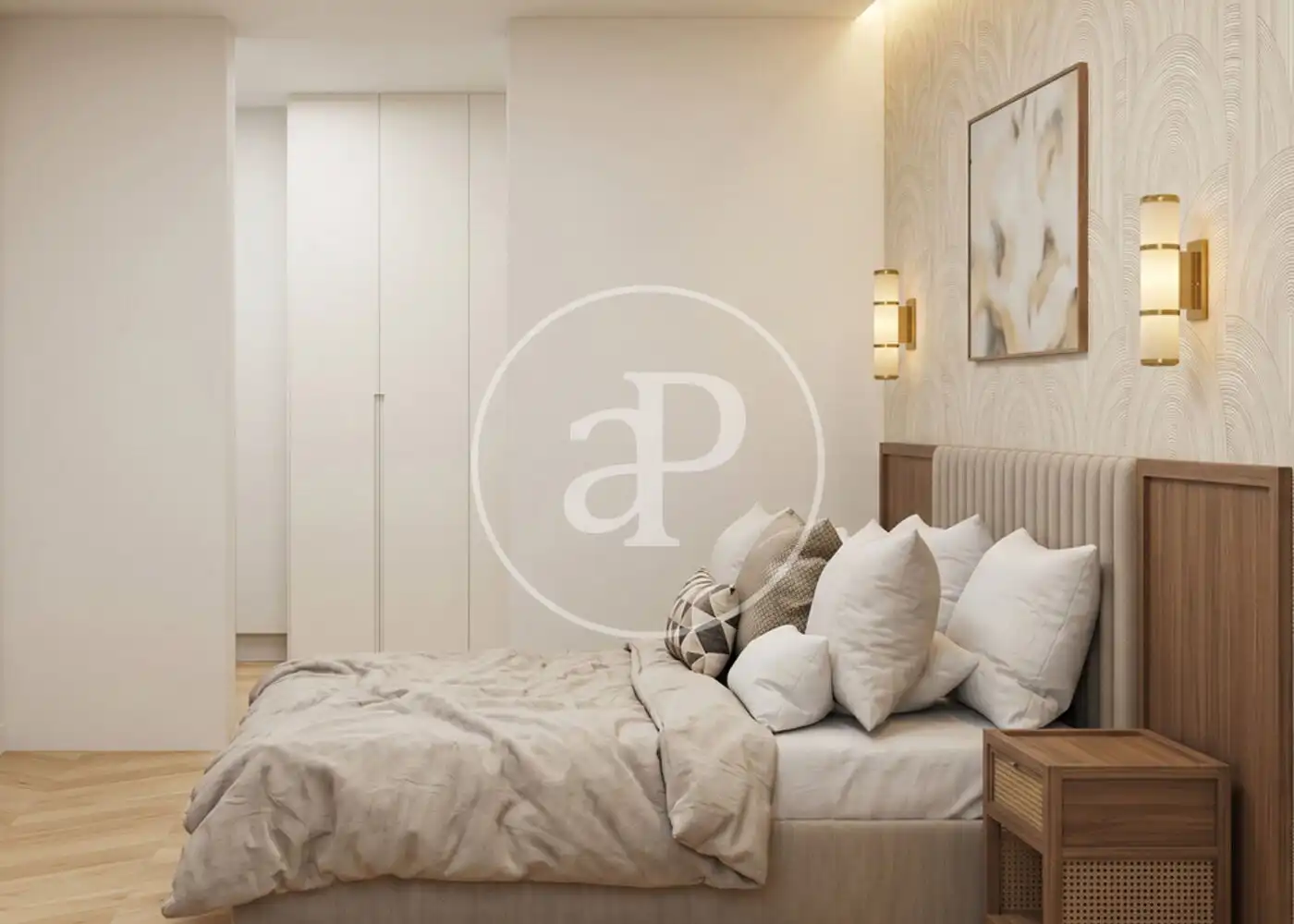Bedroom of Flat for sale in Barrio de Salamanca
