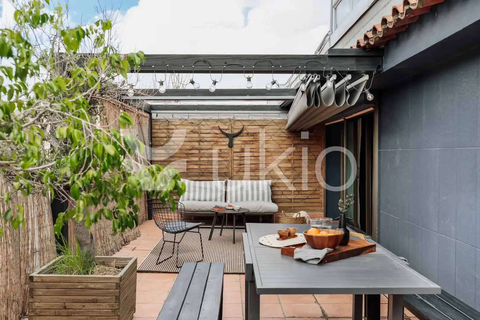 Terraza de Apartamento de alquiler en Barcelona con Aire acondicionado, Calefacción y Terraza