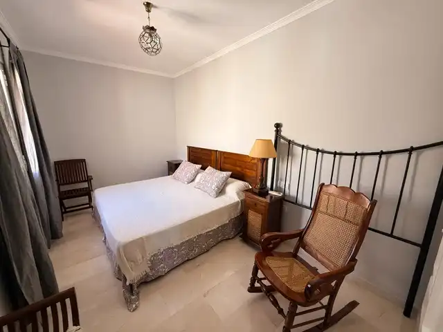Bedroom of Detached homes for rent in Chiclana de la Frontera  with Air Conditioner, Furnished and Oven