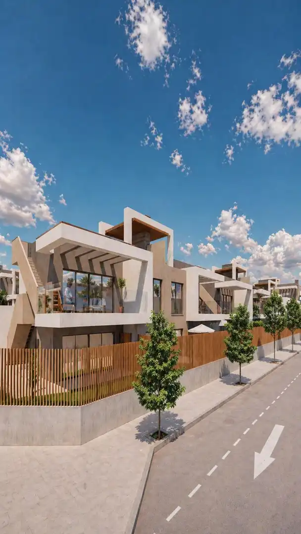 Exterior view of Ground floor for sale in Pilar de la Horadada  with Air Conditioner, Heating and Private garden