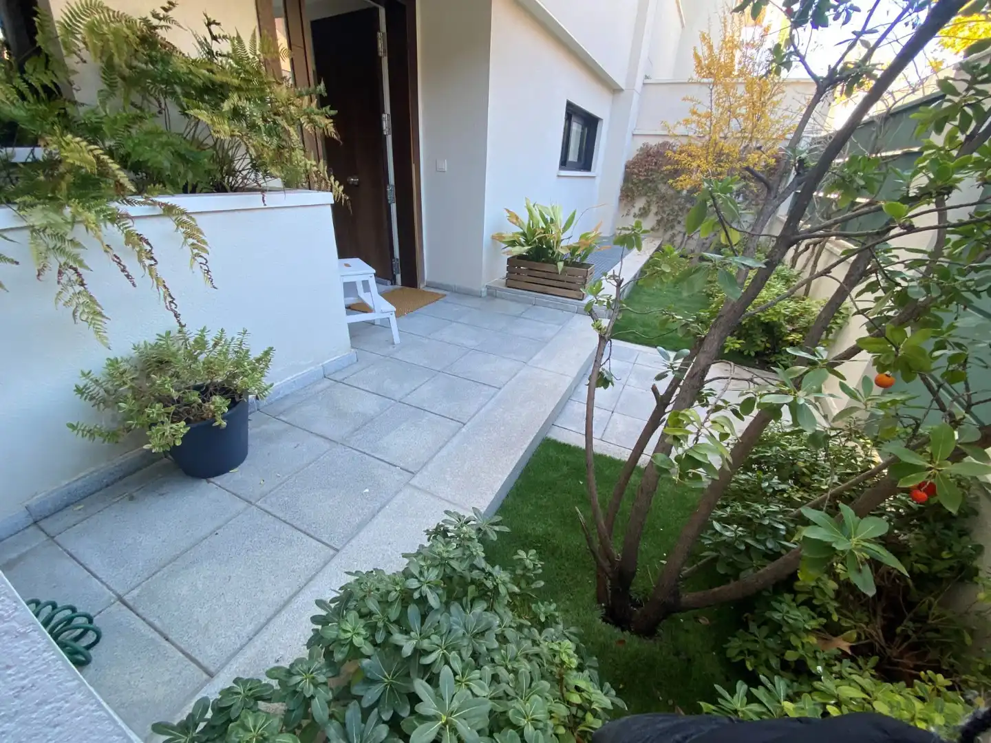 Terrassa de Casa adosada en venda en Boadilla del Monte amb Calefacció, Jardí privat i Terrassa
