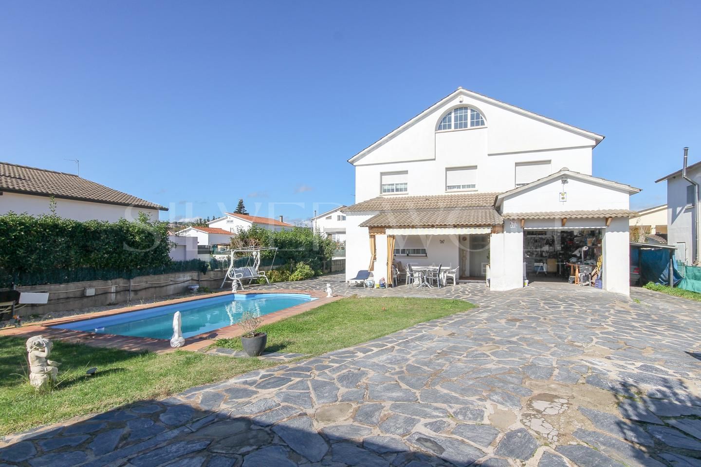 Vista exterior de Casa o xalet en venda en Santa Eulàlia de Ronçana amb Calefacció, Jardí privat i Terrassa