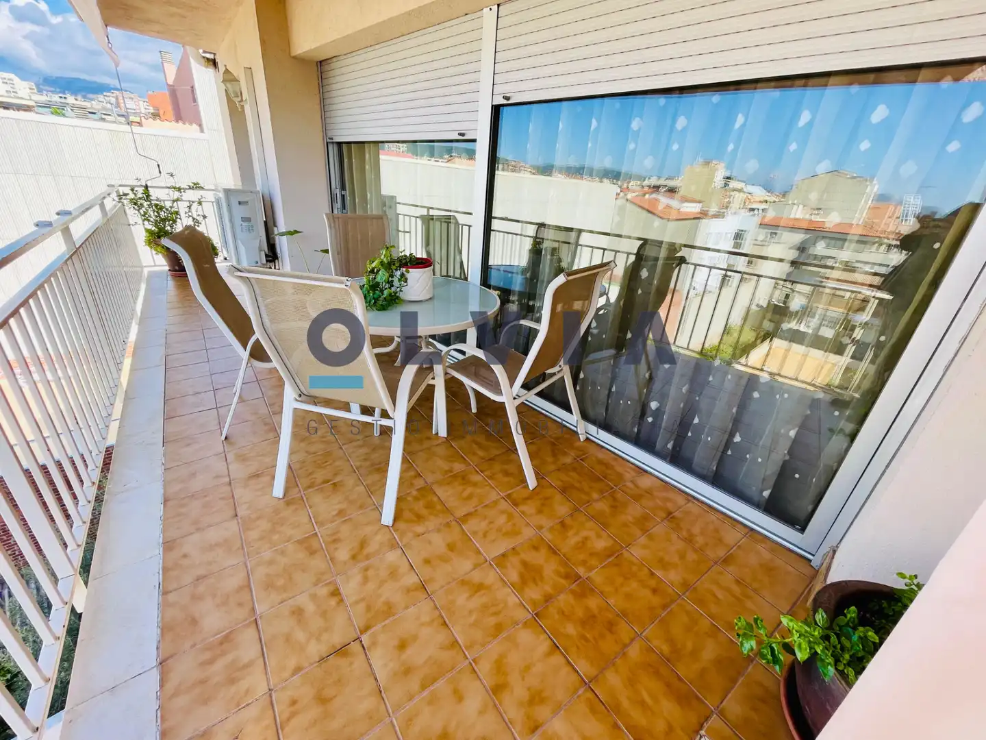 Terrace of Duplexes for sale in Terrassa  with Air Conditioner, Heating and Parquet flooring