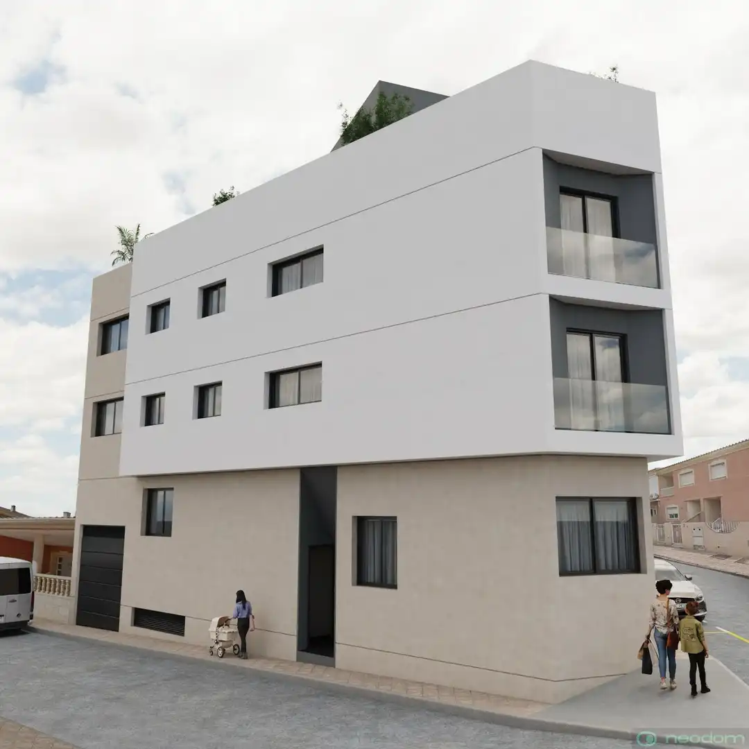 Vista exterior de Pis en venda en Mazarrón amb Terrassa