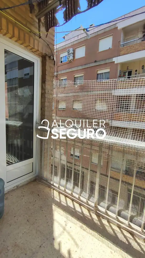 Balcony of Flat for rent in Sagunto / Sagunt  with Air Conditioner, Terrace and Furnished