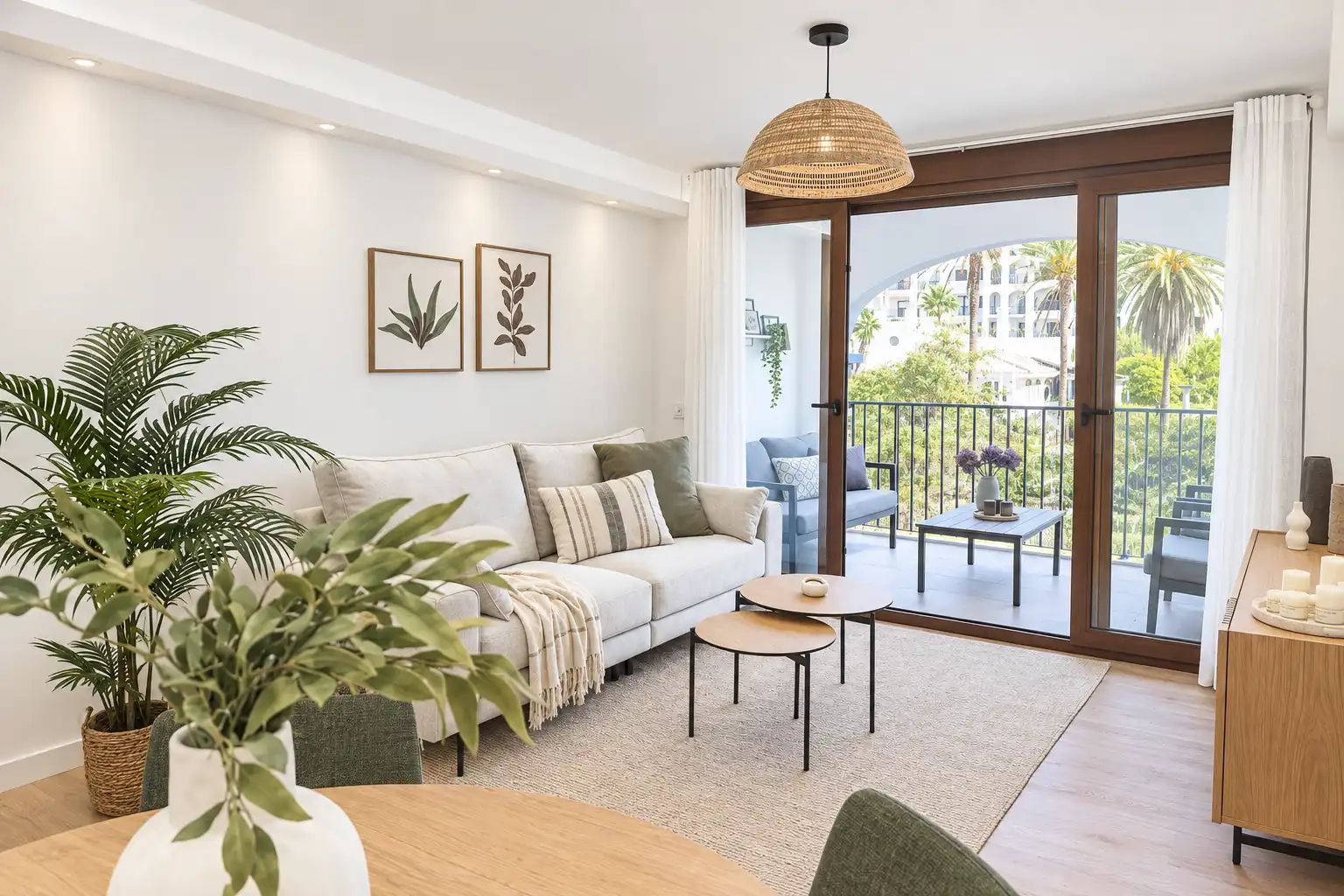 Sala d'estar de Apartament en venda en Puerto de la Duquesa