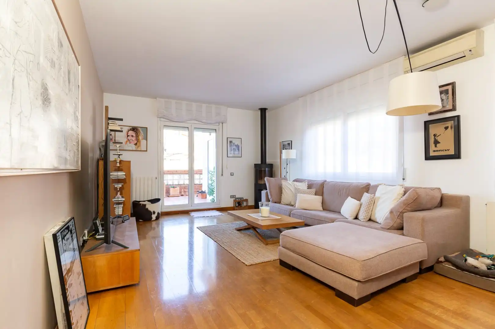 Sala de estar de Casa o chalet en venta en Sant Just Desvern con Aire acondicionado, Calefacción y Terraza