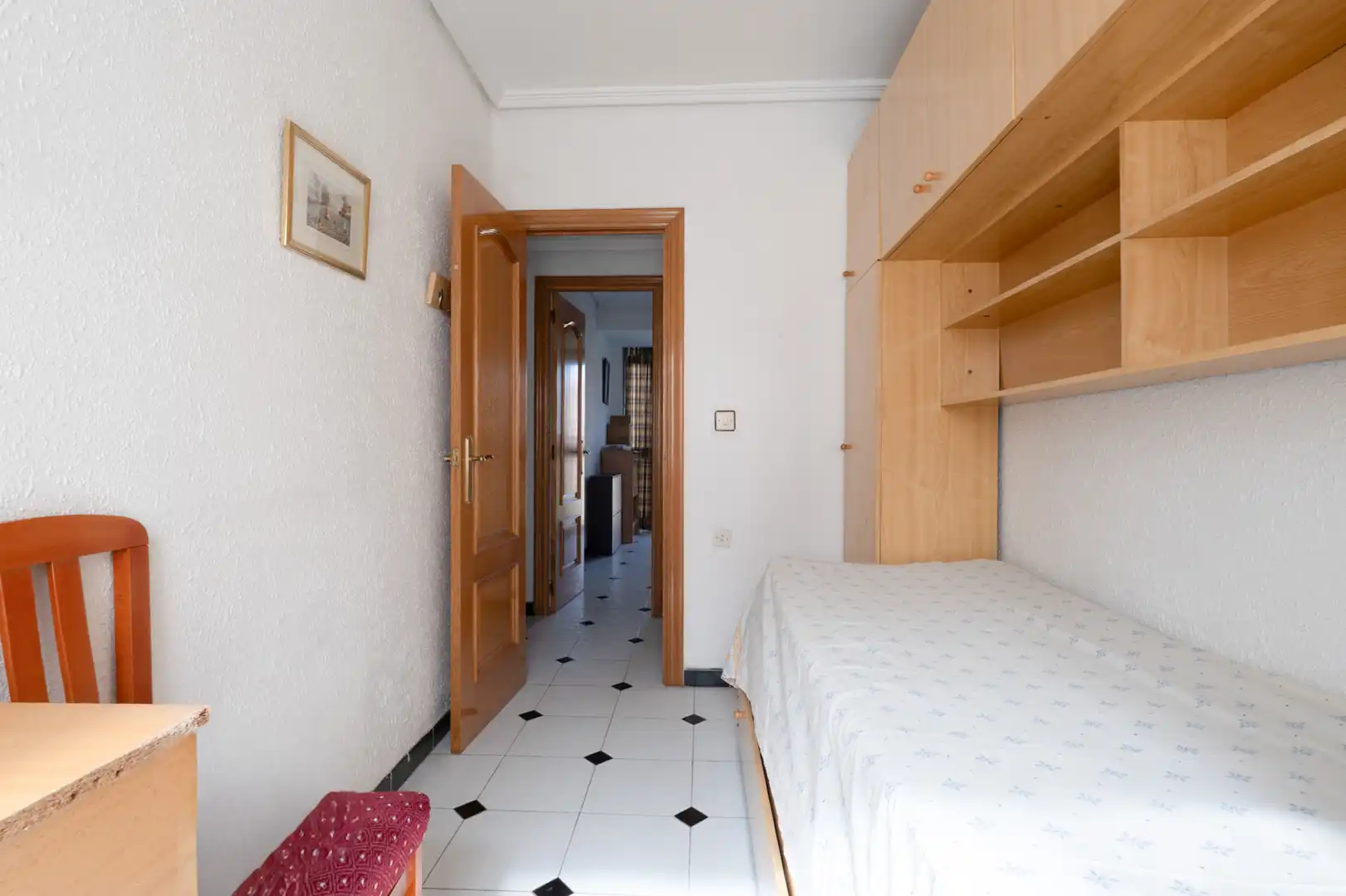 Schlafzimmer von Wohnung zum Verkauf in Valencia mit Möbliert