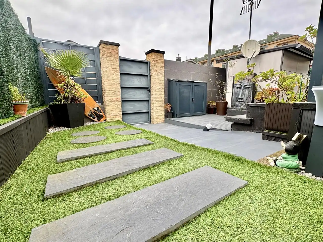 Terrassa de Casa o xalet en venda en Gozón amb Jardí privat i Terrassa