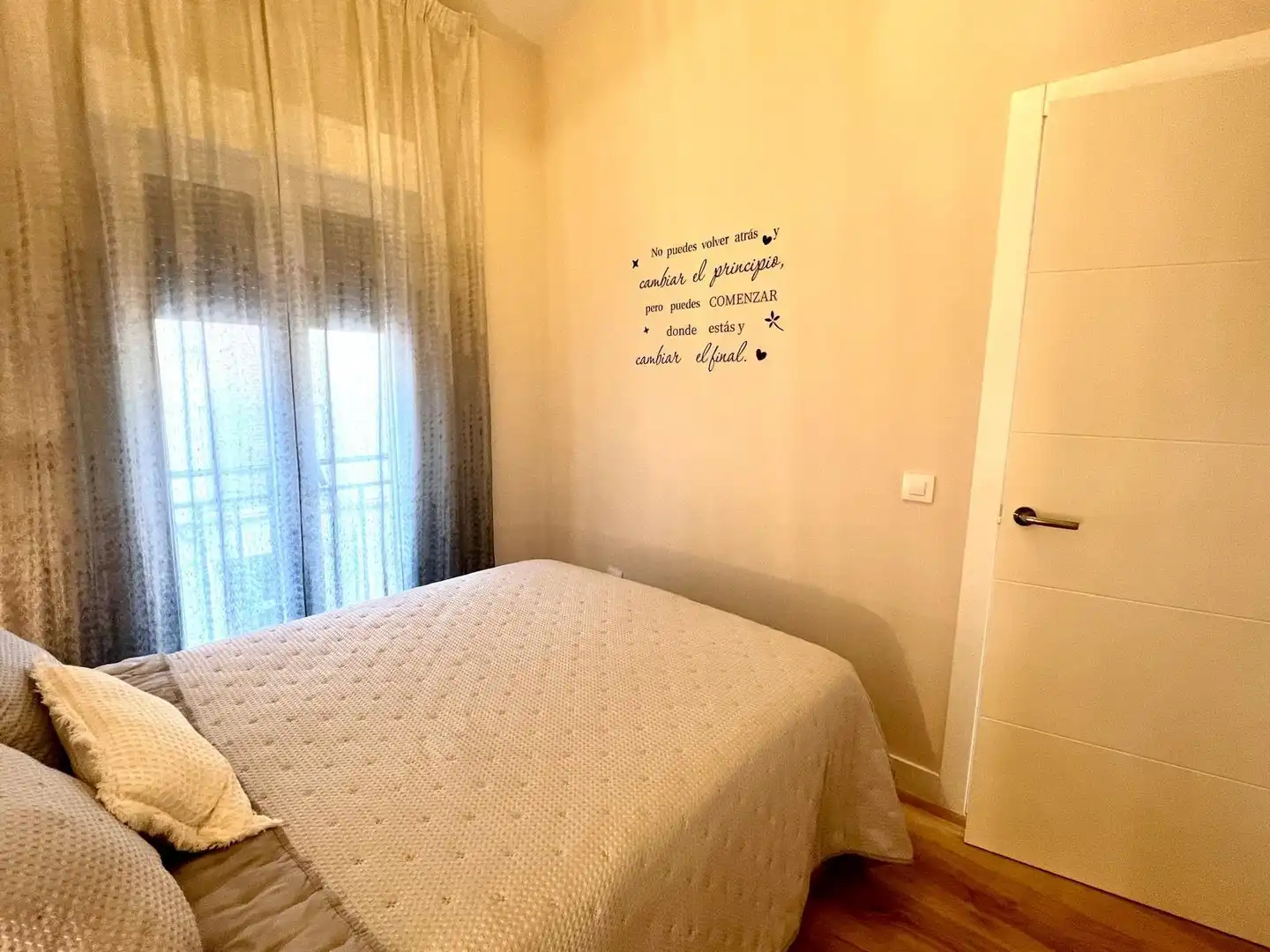 Bedroom of Houses for rent in Plasencia  with Air Conditioner, Furnished and Balcony