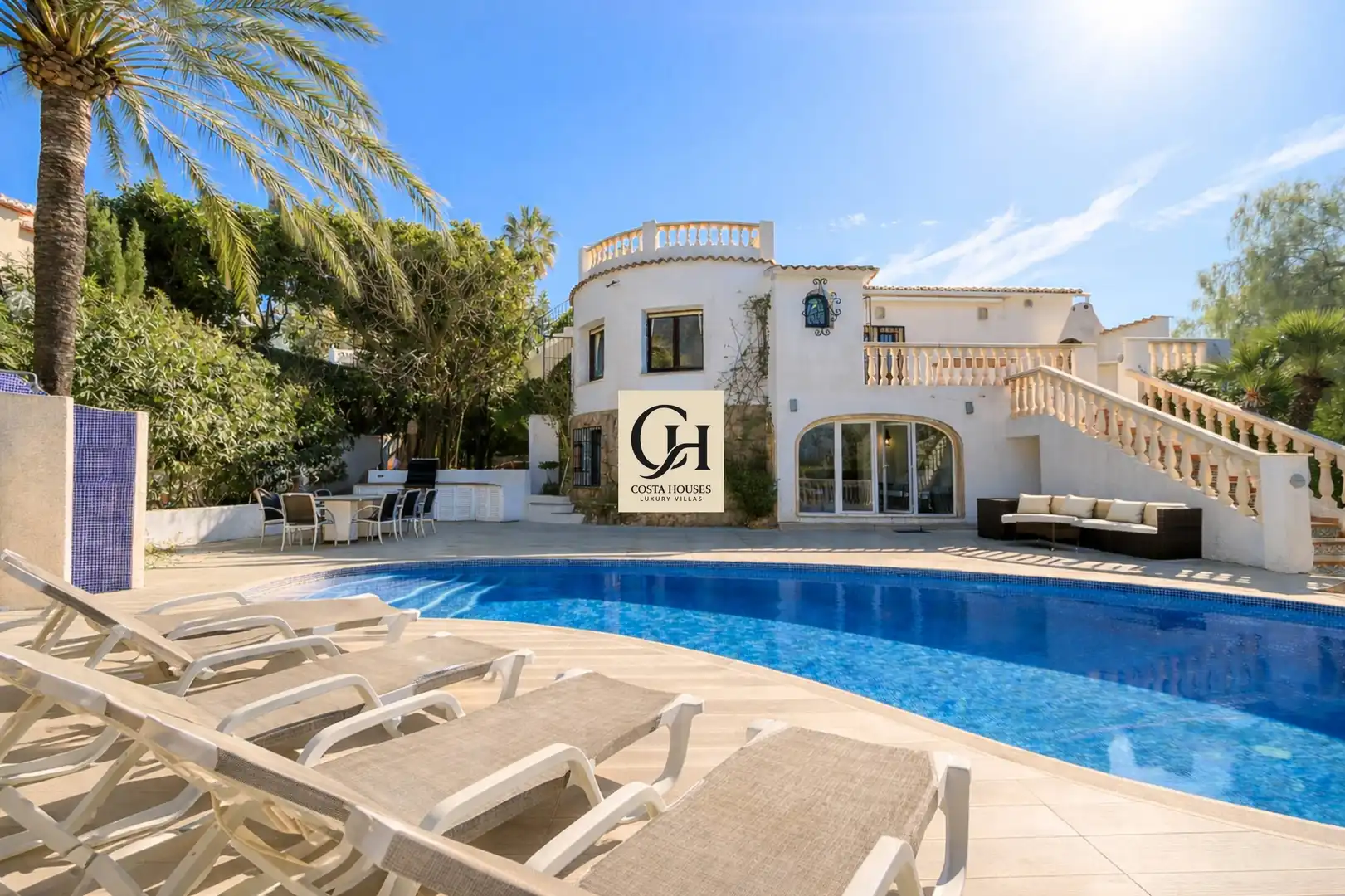 Garden of Houses for sale in Jávea / Xàbia  with Air Conditioner, Private garden and Terrace