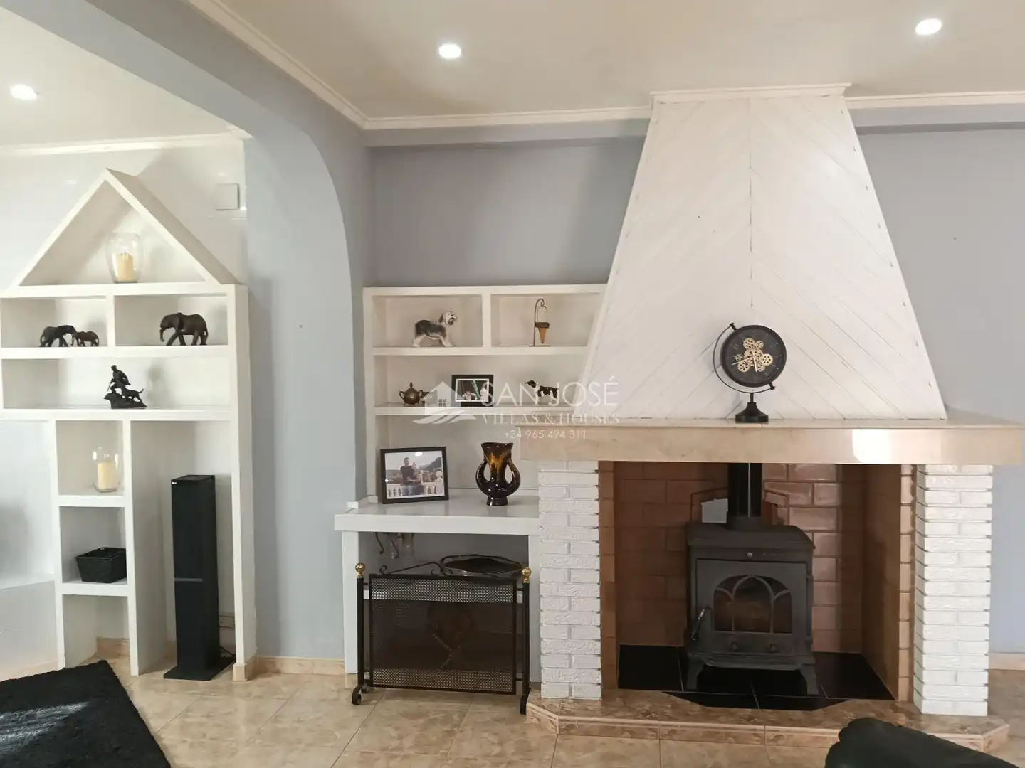 Sala de estar de Casa o chalet en venta en Aspe con Aire acondicionado, Calefacción y Jardín privado