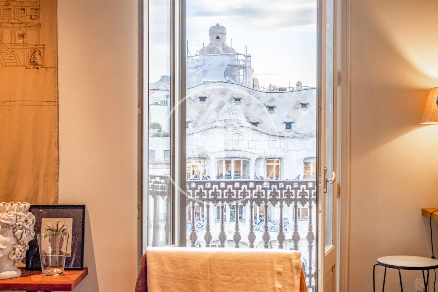 Terrasse von Wohnung zur Miete in Barcelona mit Klimaanlage, Heizung und Möbliert