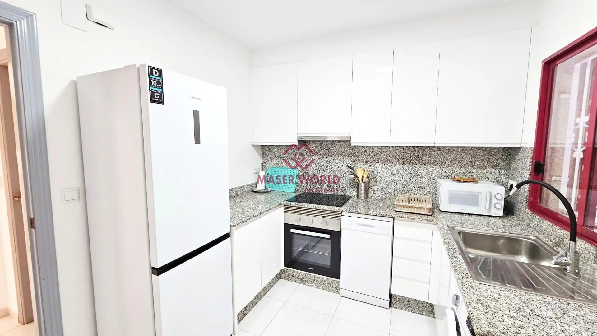 Cocina de Dúplex en venta en Mazarrón con Piscina comunitaria