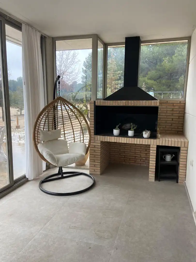 Sala de estar de Casa o chalet en venta en Almansa con Calefacción, Jardín privado y Piscina